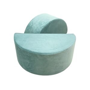 Neztly Corduroy Mossy Cozy Junior Play Sofa (Green) Half Round Only - 2 pcs